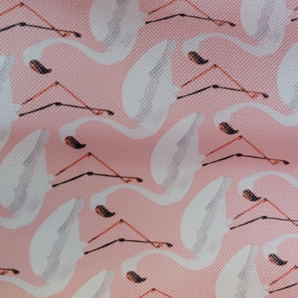 NWOT Julian Taylor flamingo dress - Picture 6 of 11